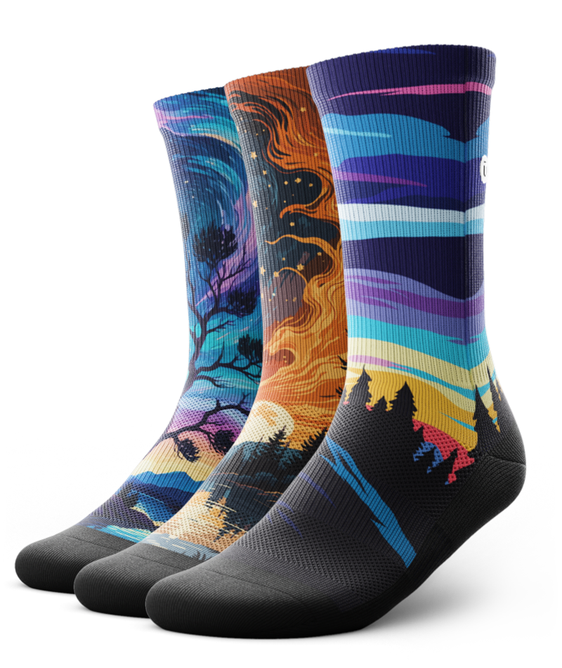 Zero Horizon Crew Socks 3-Pack