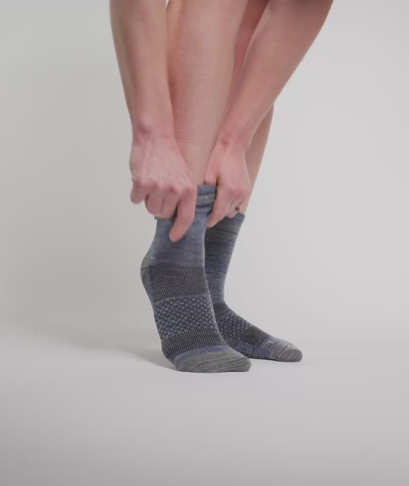 Sky Merino Wool Lite Crew Socks