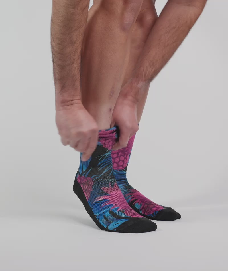Chaussettes d'équipage athlétiques Tropic Like It's Hot