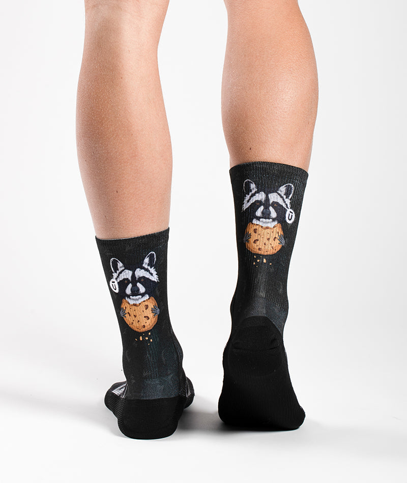 Rad Raccoon Athletic Crew Socks